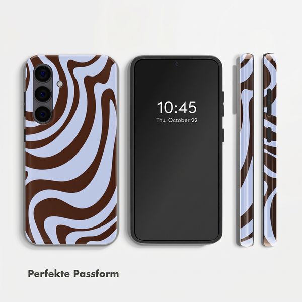 Selencia Vivid Back Cover Samsung Galaxy S24 - Dream Swirl Chocolate