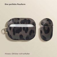 Selencia Sabi Hülle Panthermuster  Apple Airpods Pro 3 - Midnight Black