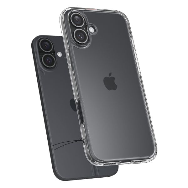 Spigen Ultra Hybrid™ Case für das Apple iPhone 16 - Crystal Clear