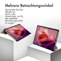 imoshion Trifold Klapphülle für das Lenovo Tab P12 - Rosé Gold