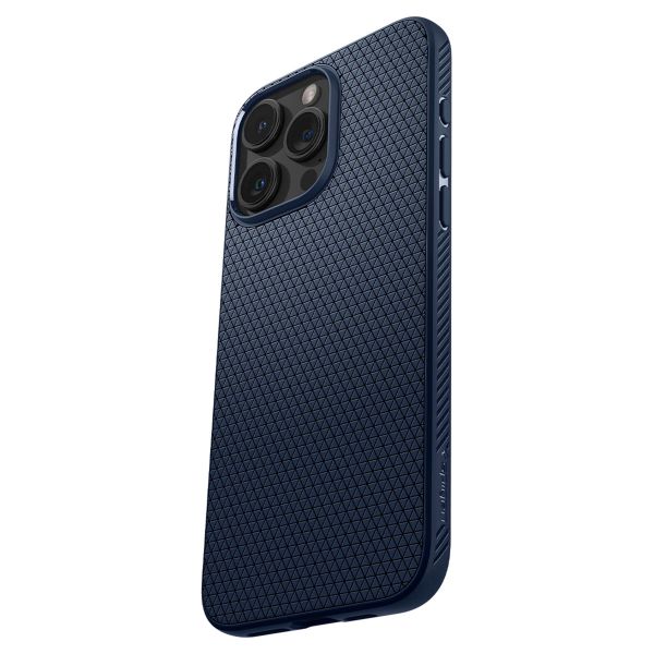 Spigen Liquid Air™ Case für das iPhone 15 Pro - Navy Blue