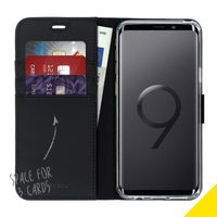 Accezz Wallet TPU Klapphülle Samsung Galaxy S9 Plus - Schwarz