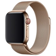 Apple Mailänder Fitness-Armband für Apple Watch Series 1 bis 10 / SE / Ultra (2) (44/45/46/49 mm) - Gold