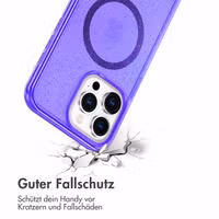 imoshion Sparkle Back Cover mit MagSafe Apple iPhone 15 Pro Max - Glitzer Violett