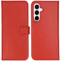 Selencia Echtleder Klapphülle Samsung Galaxy A55 - Rot