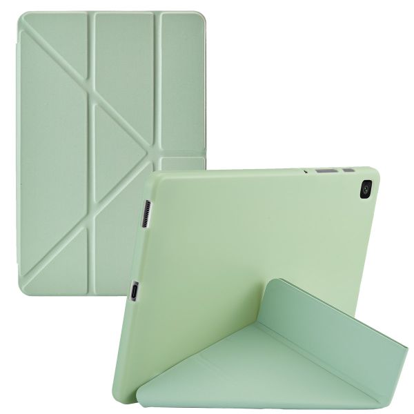 imoshion Origami Klapphülle für das Samsung Galaxy Tab S6 Lite / Tab S6 Lite (2022) / Tab S6 Lite (2024) - Hellgrün