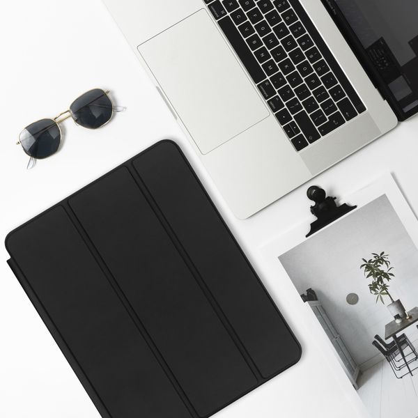 Luxus Klapphülle Apple iPad Mini 3 (2014) / Mini 2 (2013) / Mini 1 (2012) - Schwarz