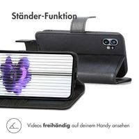 imoshion Luxuriöse Klapphülle Nothing Phone (1) - Schwarz
