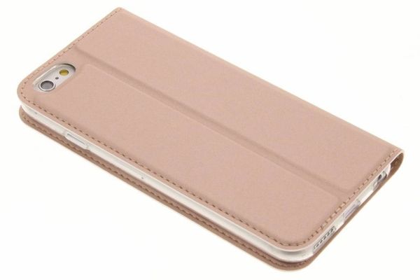 Dux Ducis Roségoldfarbenes Slim TPU Klapphülle für das iPhone 6 / 6s