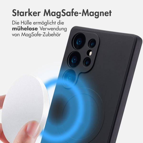 imoshion Color Back Cover mit MagSafe für das Samsung Galaxy S25 Ultra - Schwarz