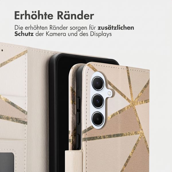 imoshion Design Klapphülle Samsung Galaxy A56 - Beige Graphic
