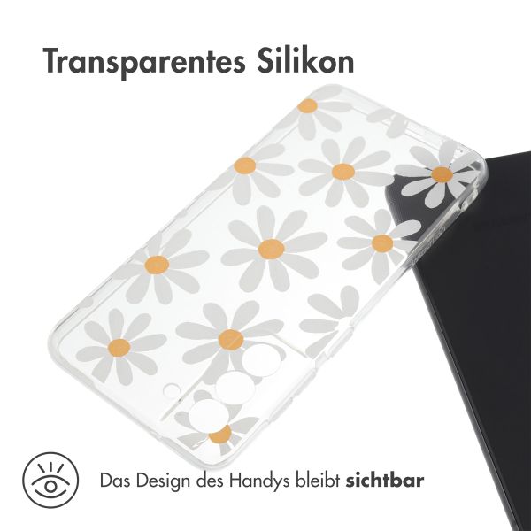 imoshion Design Hülle für das Samsung Galaxy S21 FE - Daisy flower