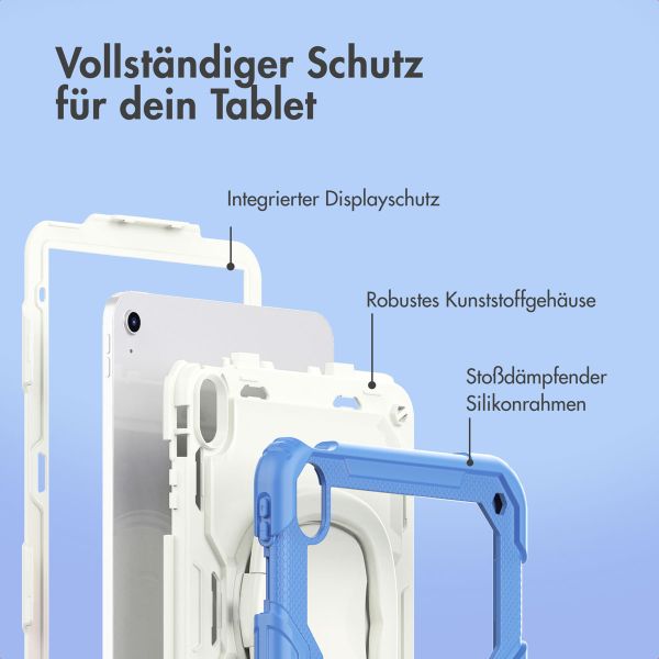 imoshion Rugged Kindersicher Schutzhülle Apple iPad 11 (2025) 11 Zoll A16 / iPad 10 (2022) 10.9 Zoll - Blau
