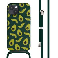 imoshion Silikonhülle design mit Band für das iPhone 15 - Avocado Green