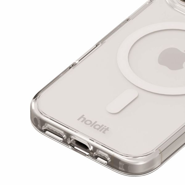 Holdit MagSafe Case für das iPhone 16 Pro Max - Weiß / Transparent