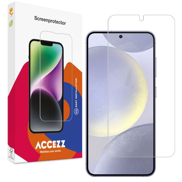 Accezz Screen Protector aus gehärtetem Glas für das Samsung Galaxy S24 Plus - Transparent