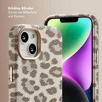 Selencia Sabi Backcover Leopardenmuster mit MagSafe Apple iPhone 14 - Soft Ivory