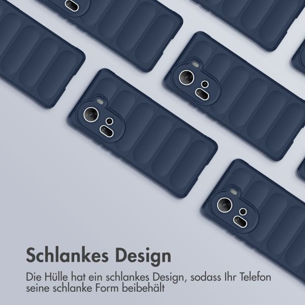 imoshion EasyGrip Back Cover für das Oppo Reno 11 - Dunkelblau