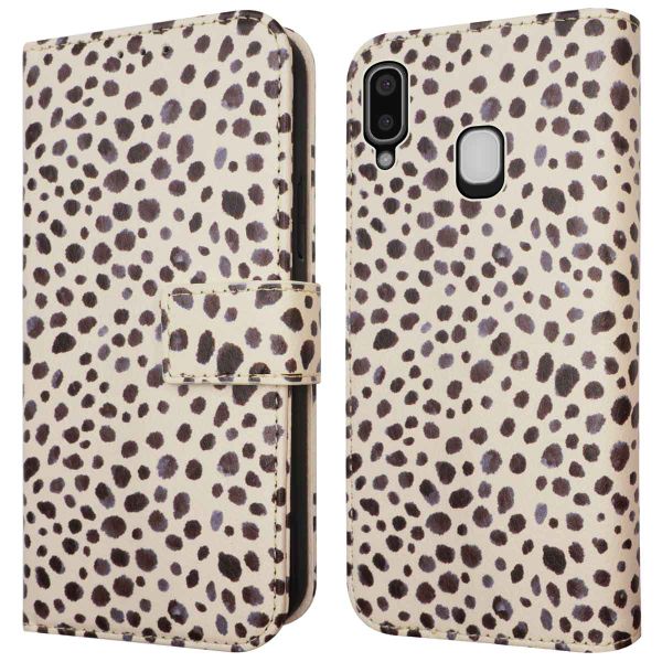 imoshion Design Klapphülle Samsung Galaxy A20e - Black And White Dots