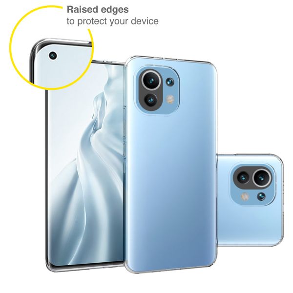 Accezz Clear TPU Backcover Xiaomi Mi 11 - Transparent