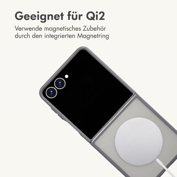 imoshion Color Guard Back Cover mit MagSafe Samsung Galaxy Z Flip 8 - Grau