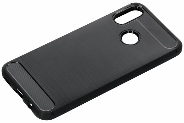 Brushed TPU Case Schwarz für das Huawei P Smart Plus