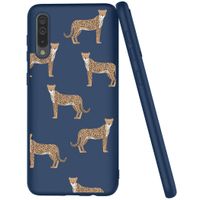 imoshion Design Hülle Samsung Galaxy A50 / A30s - Leopard - Blau