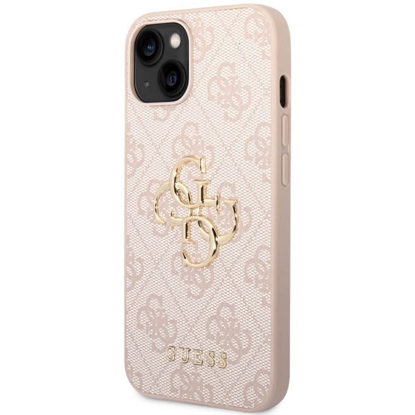 Guess 4G Metal Logo Back Cover Apple iPhone 15 - Rosa