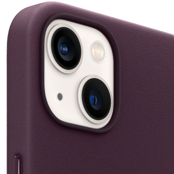 Apple Leder-Case MagSafe Apple iPhone 13 Mini - Dark Cherry