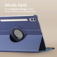 imoshion 360° drehbare Klapphülle Samsung Galaxy Tab S10 Ultra / Tab S9 Ultra - Dunkelblau