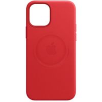 Apple Leder-Case MagSafe für das iPhone 12 Mini - Red