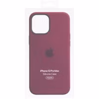 Apple Silikon-Case MagSafe Apple iPhone 12 Pro Max - Plum