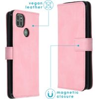 imoshion Luxuriöse Klapphülle Motorola Moto G9 Power - Rosa