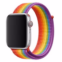 Apple Sport Loop Armband für das  Apple Watch Series 1 t/m 9 / SE (38/40/41 mm) | Series 10 / 11 (42 mm) - Rainbow Pride