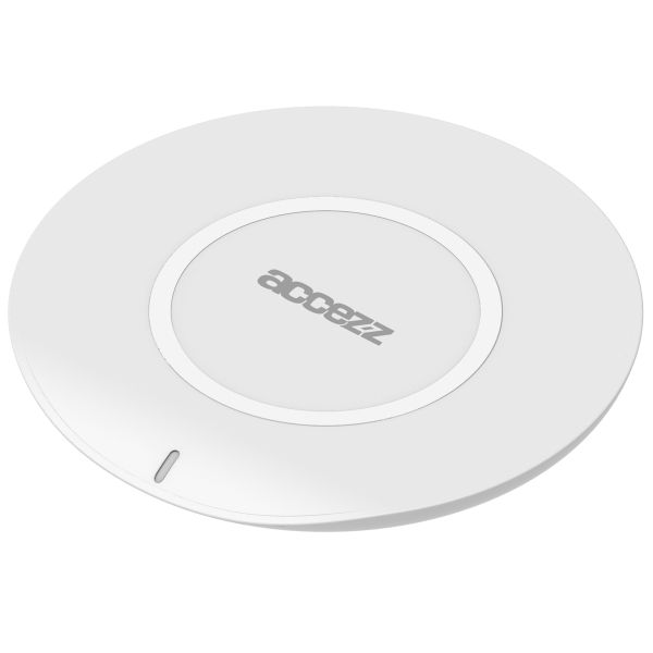 Accezz Qi Soft Touch Wireless Charger - Kabelloses Ladegerät - 10 Watt - Weiß