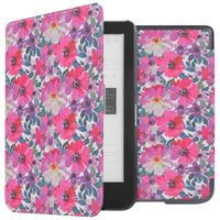 imoshion Design Slim Hard Case Sleepcover für das Kobo Clara HD - Flower Watercolor