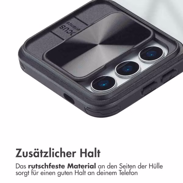 imoshion Back Cover mit Kameraschieber Samsung Galaxy S25 - Schwarz