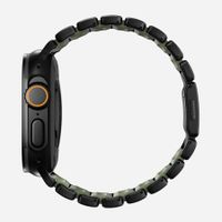 Nomad Stratos Armband für Apple Watch | 44/45/46/49 mm - Forest Green / Black Titanium