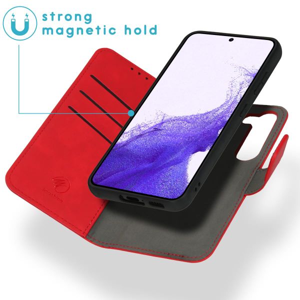 imoshion Entfernbare 2-1 Luxus Klapphülle Samsung Galaxy S23 - Rot