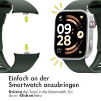 imoshion Silikonband für Xiaomi Smart Band 9 / 8 Pro / Redmi Watch 6 / 5 / 4 - Dunkelgrün