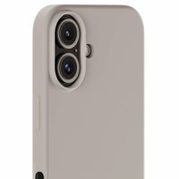 Holdit Silicone Case für das iPhone 16 - Taupe