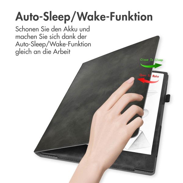 imoshion Klapphülle Sleepcover mit strap und stand reMarkable 2 - Schwarz