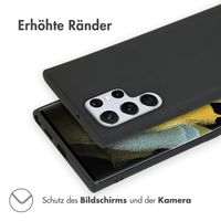 imoshion Color TPU Hülle für das Samsung Galaxy S22 Ultra - Schwarz