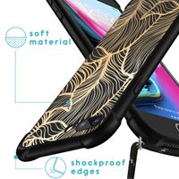 imoshion Design Hülle mit Band für das iPhone 8 Plus / 7 Plus - Golden Leaves