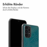 imoshion Design Hülle Samsung Galaxy A53 - Topo Turquoise