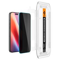 Spigen GLAStR Privacy EZ Fit Displayschutzfolie + Applicator Apple iPhone 17 / 17 Pro / 16 Pro