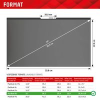 Displex Privacy Safe magnetische Bildschirmschutz für Apple MacBook Air 15 Zoll