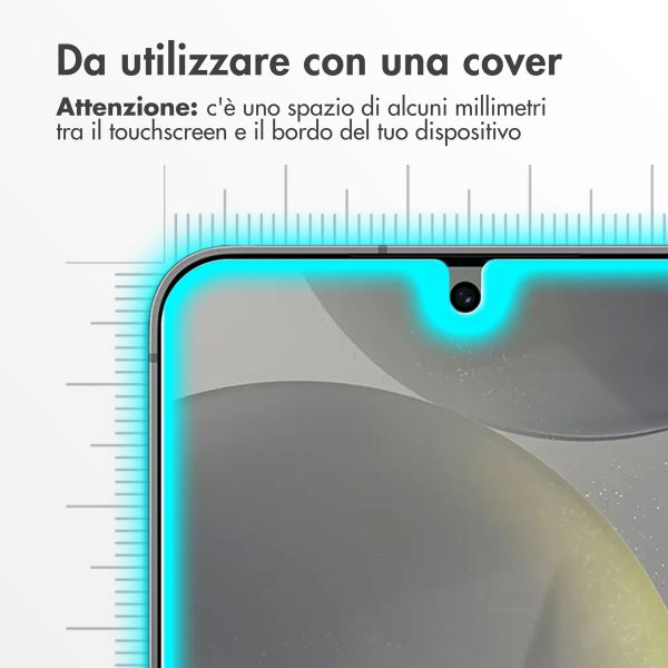 Accezz Displayschutz 2er-pack aus gehärtetem Glas Samsung Galaxy S25 / S24