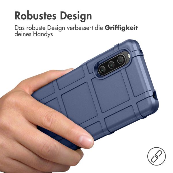 imoshion Rugged Shield Backcover für das Sony Xperia 10 V - Dunkelblau