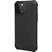 UAG Back Cover Metropolis LT iPhone 12 (Pro) - Leather Black